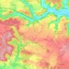 Mappa topografica Fayl-Billot, altitudine, rilievo