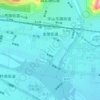 Mappa topografica 金陵街道, altitudine, rilievo