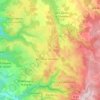 Mappa topografica Vernet-la-Varenne, altitudine, rilievo