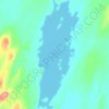 Mappa topografica Patterson Lake, altitudine, rilievo