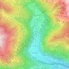 Mappa topografica Venaus, altitudine, rilievo