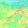Mappa topografica Pozzolengo, altitudine, rilievo