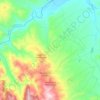 Mappa topografica Castelnuovo della Daunia, altitudine, rilievo