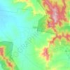 Mappa topografica Barkly, altitudine, rilievo