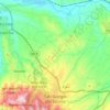 Mappa topografica San Giorgio del Sannio, altitudine, rilievo