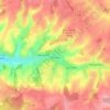 Mappa topografica Preures, altitudine, rilievo