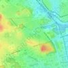 Mappa topografica Country Hills, altitudine, rilievo