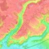 Mappa topografica Bressolles, altitudine, rilievo