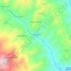 Mappa topografica Poggio Sannita, altitudine, rilievo