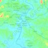 Mappa topografica Estrela, altitudine, rilievo