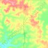 Mappa topografica Piawaning, altitudine, rilievo