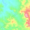 Mappa topografica Harriet, altitudine, rilievo