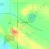 Mappa topografica Kelvington, altitudine, rilievo