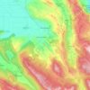 Mappa topografica Gioia dei Marsi, altitudine, rilievo