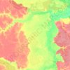 Mappa topografica Чаинское сельское поселение, altitudine, rilievo