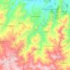 Mappa topografica Tripi, altitudine, rilievo