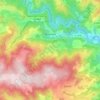 Mappa topografica Beauvène, altitudine, rilievo