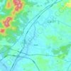 Mappa topografica 黄塘镇, altitudine, rilievo