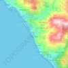Mappa topografica Acquappesa, altitudine, rilievo