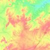 Mappa topografica Casserengue, altitudine, rilievo