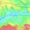 Mappa topografica Westhausen, altitudine, rilievo