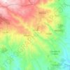 Mappa topografica Cerva, altitudine, rilievo