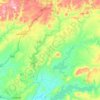 Mappa topografica Vilches, altitudine, rilievo