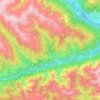 Mappa topografica Assling, altitudine, rilievo