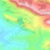 Mappa topografica Trentinara, altitudine, rilievo