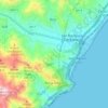 Mappa topografica Forza d'Agrò, altitudine, rilievo