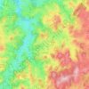 Mappa topografica Lupersat, altitudine, rilievo
