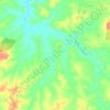 Mappa topografica Gordonbrook, altitudine, rilievo