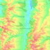 Mappa topografica Clermont-Pouyguillès, altitudine, rilievo