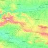 Mappa topografica Barwani, altitudine, rilievo