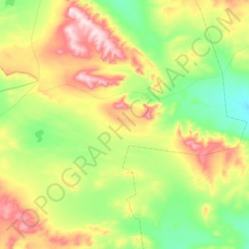 Mappa topografica Воротский сельсовет, altitudine, rilievo
