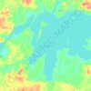 Mappa topografica Lac Simard, altitudine, rilievo