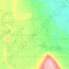Mappa topografica Sargent County, altitudine, rilievo