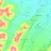 Mappa topografica Poggio Berni, altitudine, rilievo