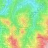 Mappa topografica Montecalvo Versiggia, altitudine, rilievo