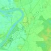 Mappa topografica Gernsheim, altitudine, rilievo