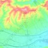 Mappa topografica Morrovalle, altitudine, rilievo