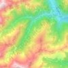 Mappa topografica Rassa, altitudine, rilievo