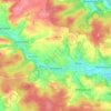 Mappa topografica Walsdorf, altitudine, rilievo