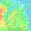 Mappa topografica Busdorf, altitudine, rilievo