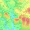 Mappa topografica Gourgeon, altitudine, rilievo