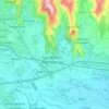 Mappa topografica San Martino Buon Albergo, altitudine, rilievo