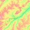 Mappa topografica Plácido de Castro, altitudine, rilievo