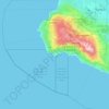 Mappa topografica Palos Verdes, altitudine, rilievo