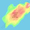 Mappa topografica Coats Island, altitudine, rilievo