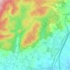 Mappa topografica Radon, altitudine, rilievo